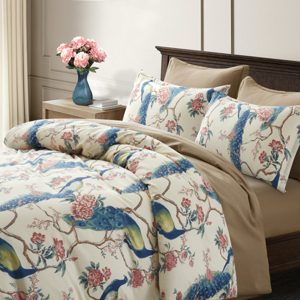 Sweety Pie Inc Cream Pima Cotton 400 TC Duvet Cover Set Wayfair